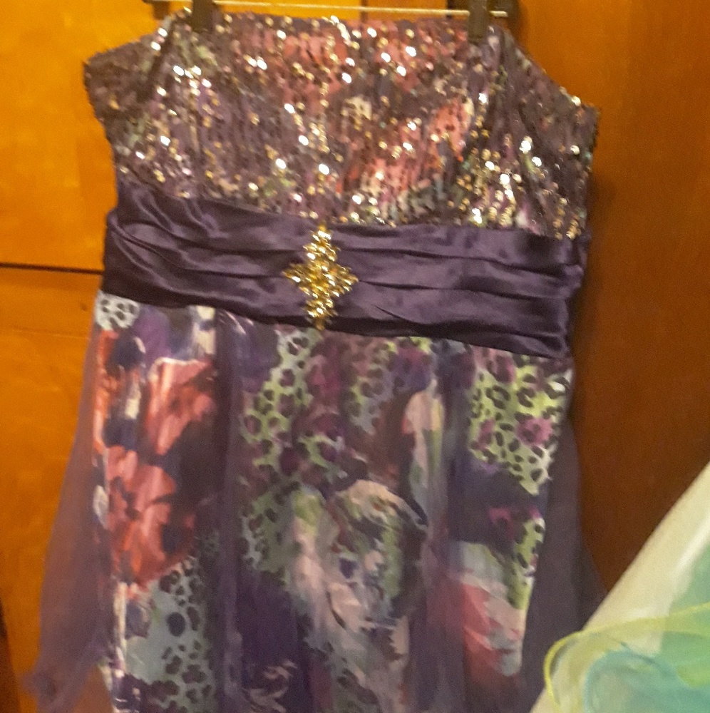 Plus size formal dress.